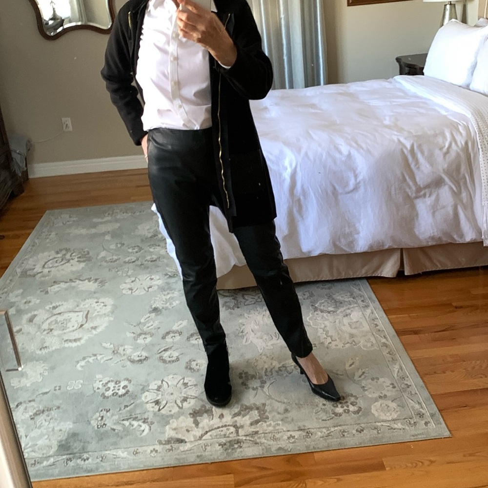 Pleather pants